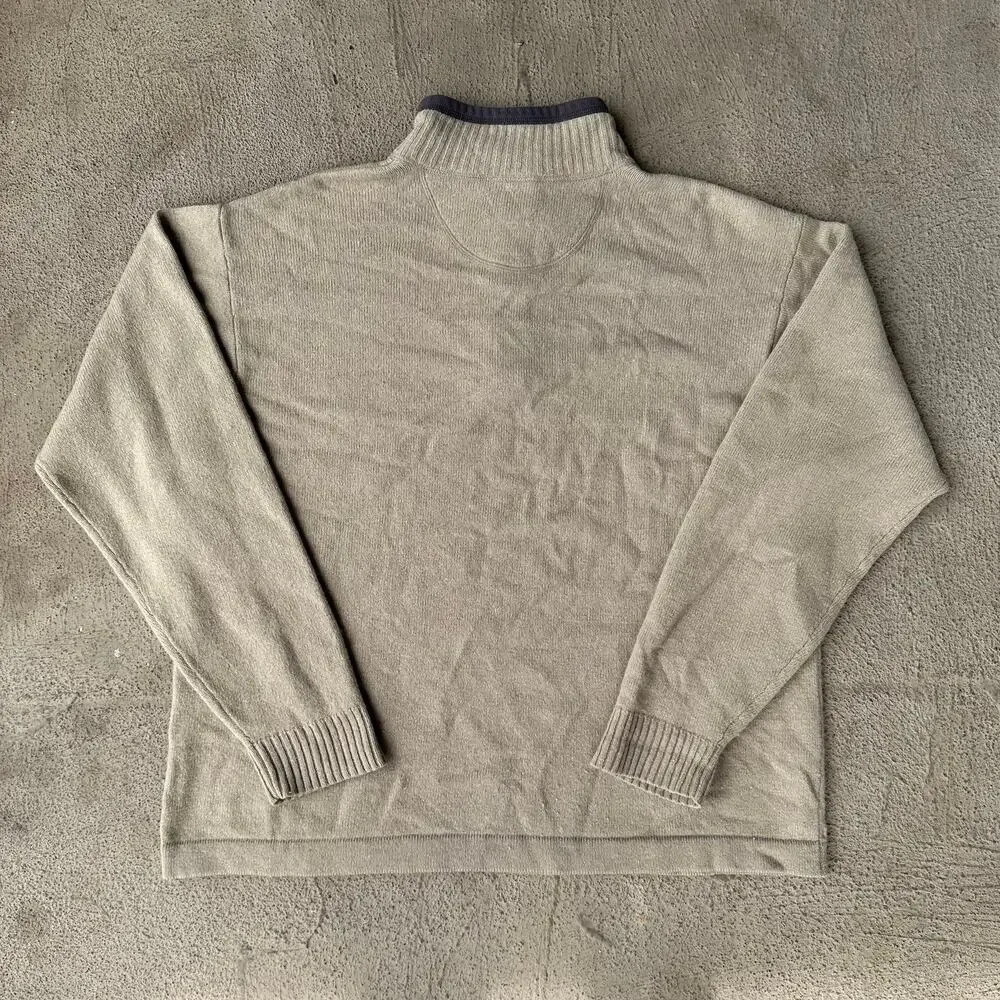 The North Face A5 Series 80% Lambswool Quarter Zip Sweater size XL